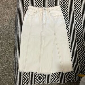 We the Free Denim Skirt